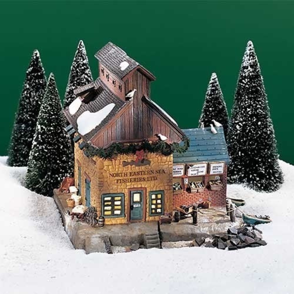 DEPT 56 THE DICKENS VILLAGE SERIES NORTH EASTERN SEA FISHERIES LTD- RETIRED